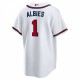 Ozzie Albies Atlanta Braves Nike Home Replica Player Name Jersey - White