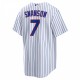 Dansby Swanson Chicago Cubs Nike Home Replica Player Jersey - White/Royal