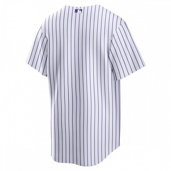 Colorado Rockies Nike Home Blank Replica Jersey - White