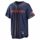Alex Bregman Houston Astros Nike 2022 City Connect Replica Player Jersey - Navy