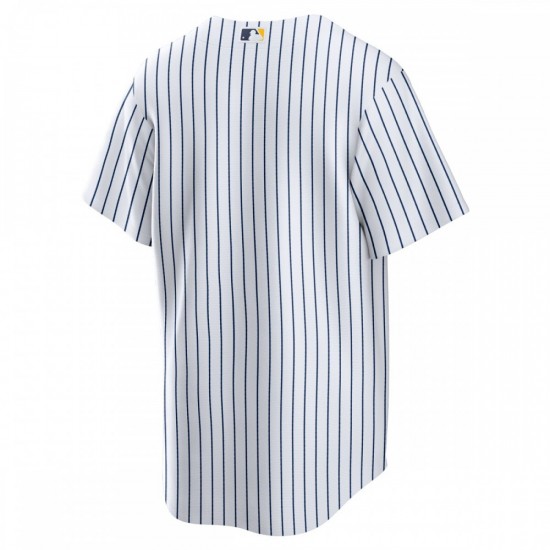 Milwaukee Brewers Nike Home Replica Team Jersey - White