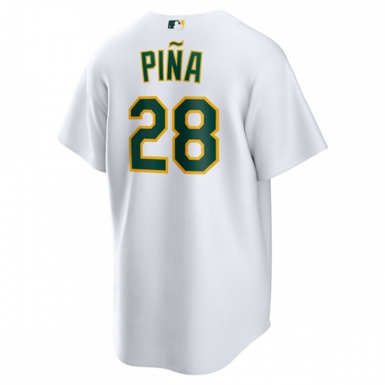 Manny Piña Oakland Athletics Nike Home  Replica Player Jersey - White