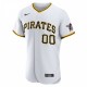 Pittsburgh Pirates Nike Home Authentic Custom Jersey - White