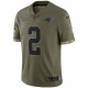 D.J. Moore Carolina Panthers Nike 2022 Salute To Service Limited Jersey - Olive