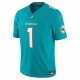 Tua Tagovailoa Miami Dolphins Nike Vapor F.U.S.E. Limited Jersey - Aqua