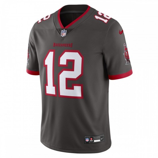 Tom Brady Tampa Bay Buccaneers Nike Alternate Vapor Untouchable Limited Jersey - Pewter