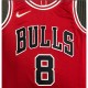 Men's Chicago Bulls Zach LaVine #8 Nike Red 2021 Swingman NBA Jersey - Icon Edition