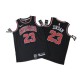 Men's Chicago Bulls Michael Jordan #23  Black Swingman Jersey