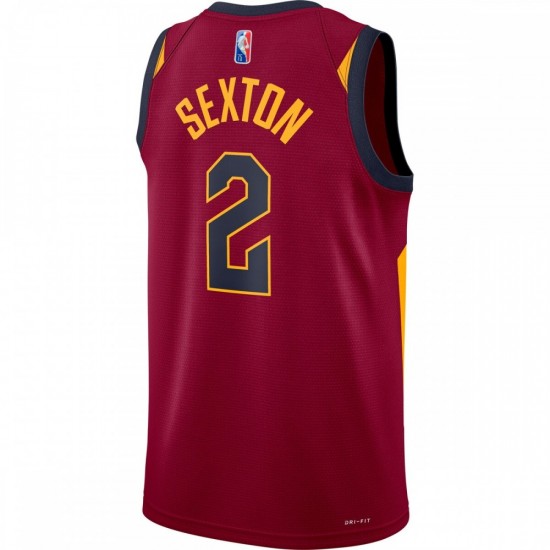 Collin Sexton Cleveland Cavaliers Nike 2021/22 Diamond Swingman Jersey - Icon Edition - Wine