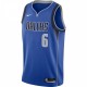 Kristaps Porzingis Dallas Mavericks Nike 2020/21 Swingman Jersey - Blue - Icon Edition