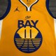 Men's Golden State Warriors Thompson #11 Jordan Gold 20/21 Swingman Jersey - Statement Edition