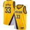 Men's Indiana Pacers Myles Turner #33 Nike Gold Finished Swingman Jersey - Statement Edition