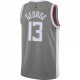 Men's LA Clippers Paul George #13 Nike Gray 2020/21 Swingman Player Jersey - Earned Edition