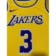 Men's Los Angeles Lakers Anthony Davis #3 Yellow 18-19 Swingman Jersey - Icon Edition