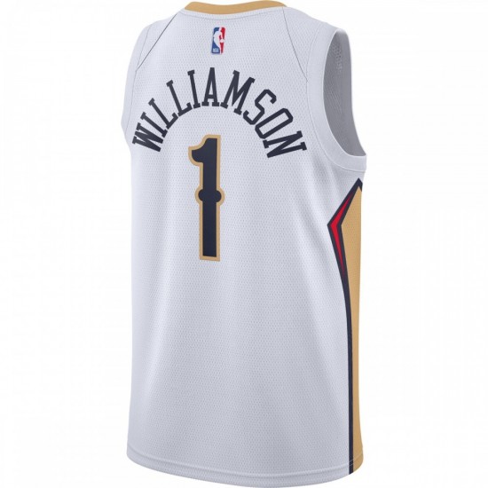 Zion Williamson New Orleans Pelicans Nike 2020/21 Swingman Jersey - White - Association Edition