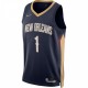Zion Williamson New Orleans Pelicans Nike 2021/22 Diamond Swingman Jersey - Icon Edition - Navy