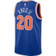 Kevin Knox II New York Knicks Nike 2020/21 Swingman Jersey - Blue - Icon Edition