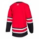 Carolina Hurricanes adidas Home Authentic Blank Jersey - Red