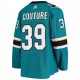 Logan Couture San Jose Sharks adidas Home Authentic Alternate Captain Player Jersey - Teal