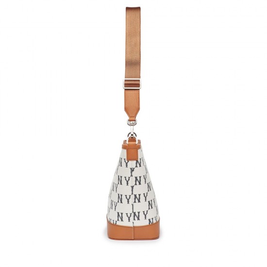 Big Classic MONOGRAM Jacquard New Bucket Bag NEW YORK YANKEES