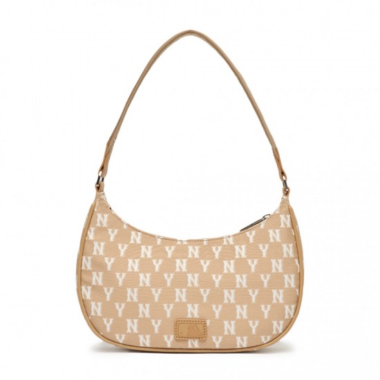 MONOGRAM JACQUARD HOBO BAG NEW YORK YANKEES